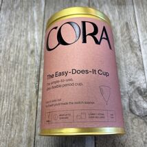 Cora Reusable Menstrual Cup – Size 1 (Clear) – Eco-Friendly Leak-Proof - $16.82
