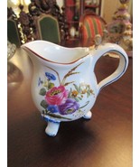 The Franklin Mint Porcelain Floral Footed Creamer Pitcher 4 1/2 X 5&quot; - €47,27 EUR