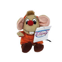 Vintage Disney Store Cinderella Jaq Mouse Stuffed Animal Plush B EAN Bag New Tag - £18.76 GBP