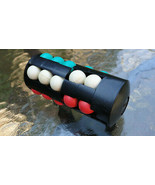 Vintage USSR 6 Balls On Side Brain Teaser Puzzle Game Toy VARIKON Tower - $26.71 CAD