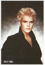 ⭕VTG card pocket calendar 1985 BILLY  IDOL Portugal  group music singer - $84.91 MXN