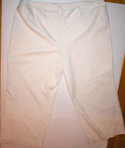 New Lane Bryant Womens 28 Off White Cream Pants Nice Office Work Lined Plus Ivor - £46.14 GBP