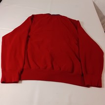 American Living Men's Red Cotton Blend Full Zip Polo Jacket Long Sleeve Size XL image 2