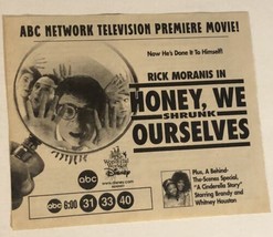 Honey We Shrunk Ourselves Print Ad Rick Moranis Vintage TPA3 - £4.65 GBP