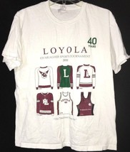 Loyola Ed Meagher Sports Tournament 2010 Mens White T Shirt Size Large - £5.49 GBP