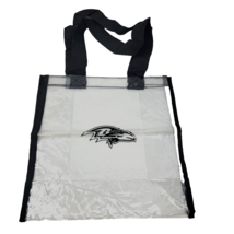 Baltimore Ravens NFL Tote Bag Clear Stadium Approved 11x5x11&quot; - £11.10 GBP