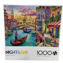 Night &amp; Day Sights of Venice 1000 Piece Jigsaw Puzzle - £7.63 GBP