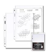 25 pks of 20 (500) BCW 8 ⅝&quot; x 11 ⅛&quot; Document 1-Pocket Top Loading Pro Bi... - $3,237.68 MXN