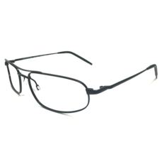 Oliver Peoples Eyeglasses Frames Delta JET Black Rectangular Full Rim 56-17-140 - £146.15 GBP