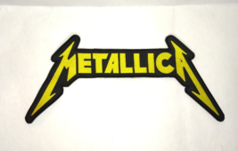 METALLICA Patch Back Neon Yellow  Embroidered Iron/Sew on Metal Slayer Testament - £11.16 GBP