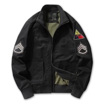 Men&#39;s Army Bomber Tactics Jackets Pilot  Jackets Embroidery Cotton Stand Collar  - £120.78 GBP