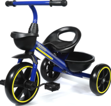 KRIDDO Kids Tricycles Age 18 Month to 4 Years, Toddler Kids Trike, Blue - £78.32 GBP