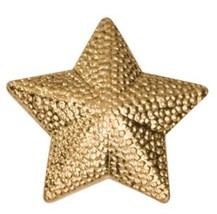 Gold Finish Metal Star Pin TIE TACK School Varsity Insignia Chenille - $11.97+
