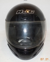 HJC CS 12 Full Face Motorcycle Helmet Black Sz L Snell DOT Approved - $72.05