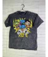 DC Teen Titans Go Cyborg Robin Beast Boy Tee T-Shirt Youth Boys Size M 8 - £8.17 GBP