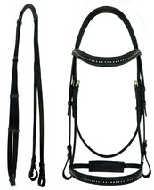 Horse English Brown All-Purpose Trail Leather Bridle Reins 805EB01 - $1,016.65 MXN