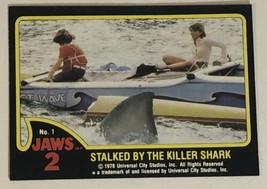 Jaws 2 Trading cards Card #1 Stalked By Killer Shark - £1.59 GBP