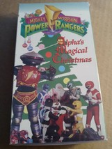 Mighty Morphin Power Rangers Alpha&#39;s Magical Christmas Vintage VHS - £15.64 GBP