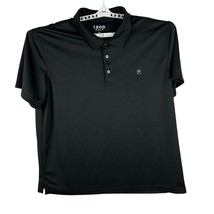 Izod Golf Mens Polo Shirt Size XXL Black 100% Polyester - £14.62 GBP