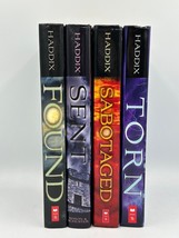 Lot 4 THE MISSING #1-4 (HC) Margaret Peterson Haddix Found Sent Torn Caught - $12.59