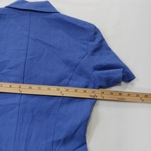 Positive Attitude RN#55126 Women's Blue 3-Button Blazer Jacket Size 4 Petite image 5