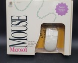 Vintage Microsoft RS-232 Serial Mouse 2.0 For 1990s Windows 3.x &amp; Window... - $39.59