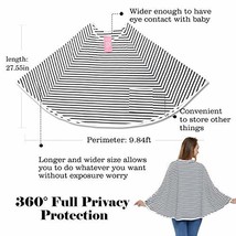 Baby Nursing Cover &amp; Nursing Poncho - Multi Use Cover for Baby Car Seat Canopy,  - £39.16 GBP