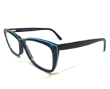 Maui Jim Eyeglasses Frames MJO 2113-03D Navy Blue Brown Horn Cat Eye 53-... - $32.51