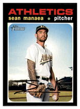 2020 Topps Heritage Sean
  Manaea   Oakland Athletics Baseball
  Card TMH1A - £2.31 GBP