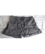 Lucky Brand Women Gray Paper Bag Short Pull On Drawstring Size S/P/CH EUC - £7.81 GBP