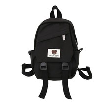 Summer New Black Ladies Small Backpack Japanese Casual  Nylon Shoulder Messenger - £27.06 GBP