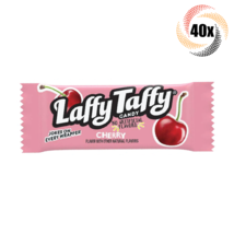 40x Pieces Laffy Taffy Cherry Flavored Taffy Candy Pieces No Artificial Flavors! - $14.37