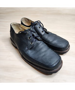 John Fluevog 760 Turbo F Shoes Black Leather Oxford Derby Dress Shoes Si... - $94.69 CAD