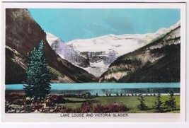 Alberta Postcard Banff National Park Lake Louise &amp; Victoria Glacier Gowen Sutton - £1.67 GBP