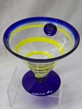 ROYAL CARIBBEAN Lemon Swirl Margarita Martini Glass By KOSTA BODA - Hand... - $10.98