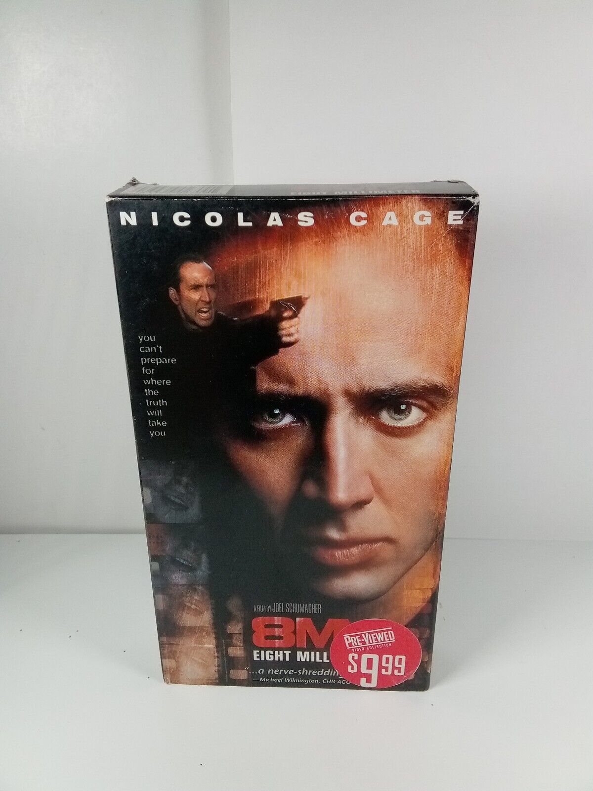 8MM EIGHT MILLIMETER VHS 1998 Nicholas Cage Joaquin Phoenix Ex ...
