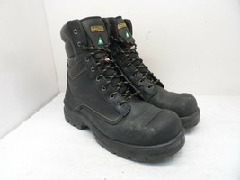 Dakota Men&#39;s 8&#39;&#39; 877 Steel Toe Steel Plate Work Boots Black Size Size 12M - £56.94 GBP