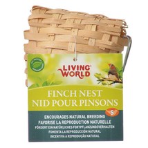 Living World Bamboo Finch Nest Small (3-7/8&quot; Long x 3-7/8&quot; Wide) - £23.59 GBP