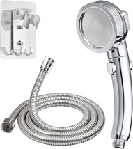 Elesunory Hand Shower, Rv Shower Head With 59-Inch Hose And Bracket,, Silver - £25.55 GBP