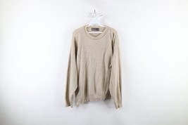 Vtg 90s Streetwear Mens Small Distressed Blank Chunky Knit Crewneck Swea... - $44.50