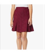 Nanette Lepore Woman Plus Flirty Lace Flounce Skirt Cranberry Size 22W NEW - $47.86 CAD