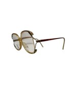 Vintage Glasses Eternity Gold Brown Wire Frame Butterfly Oversized Style... - $676.80 MXN