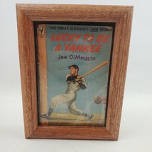 Lucky to Be a Yankee by Joe DiMaggio (Bantam 506) Soft Cover Book in Wood Frame - £7.35 GBP