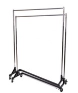 Only Hangers Commercial Grade Rolling Z Rack with Nesting Black Base (Se... - $229.77