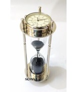 Hourglass Brass Nautical Maritime Hour Glass Vintage Sand Clock Gift item - £43.10 GBP