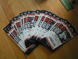 2012 MLB World Series Team Detroit Tigers Full Collectible Tickets $1.25 Each - £0.93 GBP