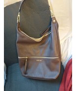 Calvin Klein Elaine Brown Hobo Bag Women&#39;s Handbag  - £23.30 GBP
