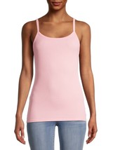 No Boundaries Women&#39;s Juniors Rib Cami Shirt LARGE (11-13) Pink Super So... - $10.49