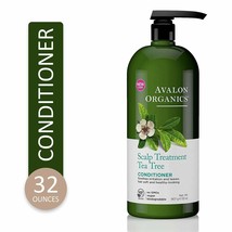 Avalon Organics Scalp Treatment Tea Tree Conditioner, 32 oz. - £20.87 GBP