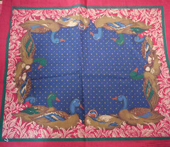 Vintage Joan KESSLER Wood Ducks Print Cutter Quilting Concord Fabric Pie... - £23.69 GBP